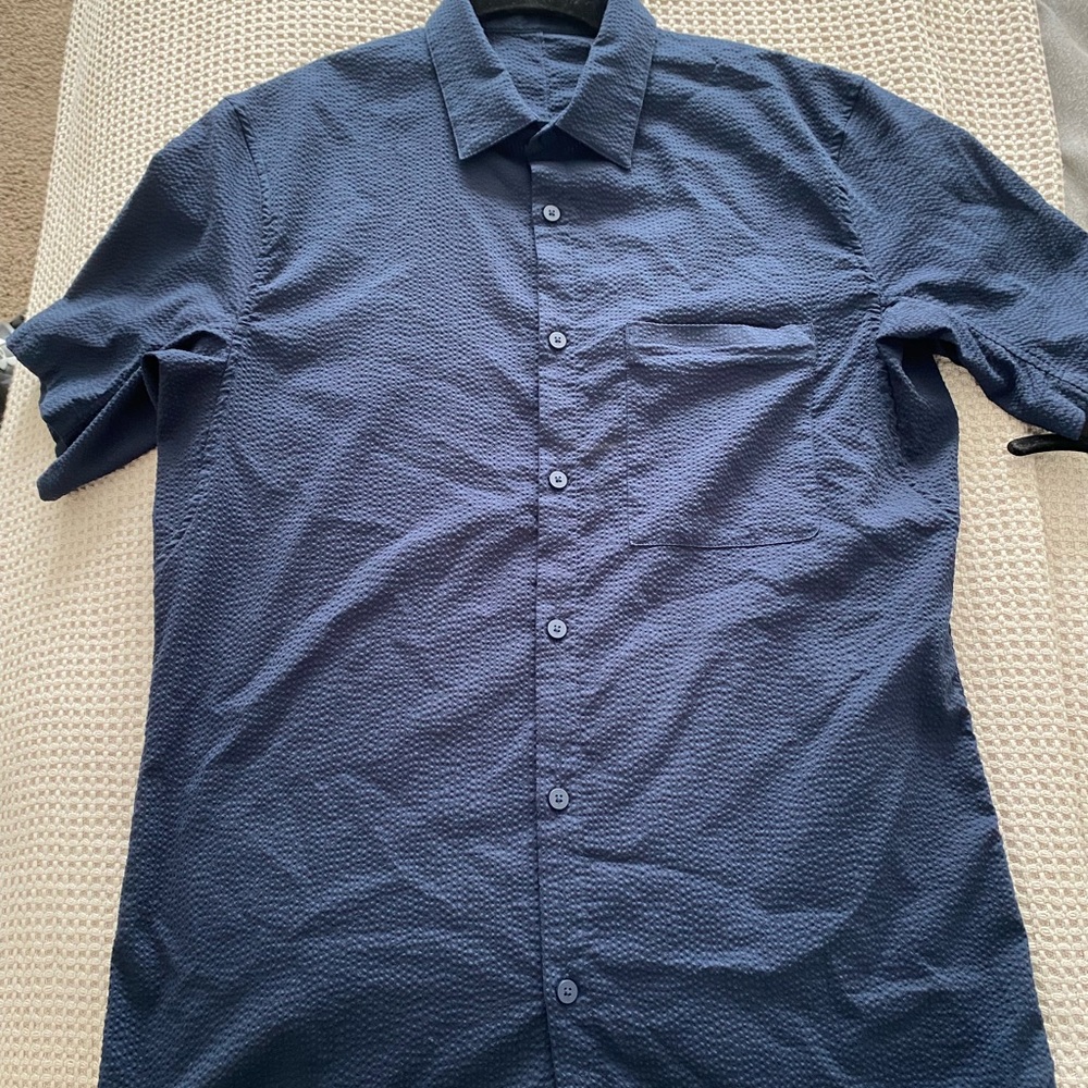 Lululemon Short Sleeve Button up